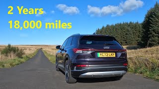 Audi Q4 etron  End of Lease Review  Good Bad amp REAL Range [upl. by Lantz877]