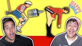 We Were Surprised In Happy Wheels [upl. by Ahsiken]