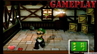 Luigis Mansion Storage Room release of the Boos 1F Area 2 Gamecube gameplay [upl. by Yonina]