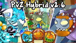 PvZ quotHybrid v26quot Hero Plants amp New Bosses [upl. by Neillij527]