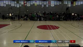 RSEQ Basketball masculin 🏀 John Abbott  Ahuntsic 11222024 [upl. by Yelak671]