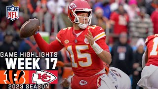 Cincinnati Bengals vs Kansas City Chiefs Game Highlights  NFL 2023 Week 17 [upl. by Ivgnout]