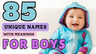 85 Unique Names amp Meanings for Baby Boys 2023  Cuddles Lane baby youtube [upl. by Heath22]