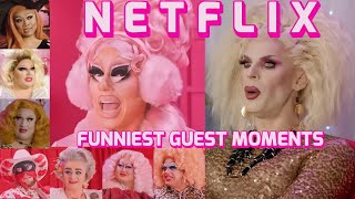 Trixie amp Katya on Netflix Funniest Parts From Each Guest Episode [upl. by Nitsreik]