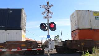 CSX I141 At East Ave RR Crossing in Deshler Ohio on 7224 part 2 [upl. by Keely265]