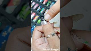 Finger dap dap nailart🥲🐸 shorts jannatblogger bhootfmemailstory nailart naildesign bhoot [upl. by Sansbury874]