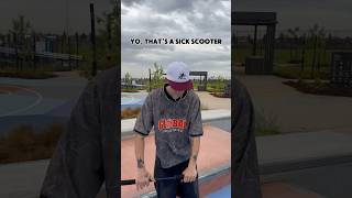 What’s on his scooter 🛴 scooters undialed customscooter custombuild skate scootering [upl. by Noirod365]