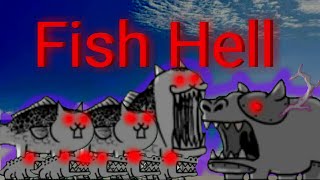 The Battle Cats  Fish Hell Insane Crazed Fish No Gacha [upl. by Aikkan745]