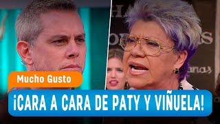 Polémico cara a cara de Paty y Viñuela  Mucho Gusto 2018 [upl. by Nireil]