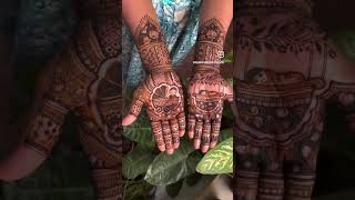 Seemantha mehendi work 😍✨ youtubeshorts subscribe ytshorts mehndi amma [upl. by Adama245]