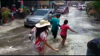 Playa El Majahual El Salvador Inundacion por olas y destruccion  Mayo 2015 [upl. by Murial]