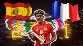 Stadion Vlog  EM 2024 Halbfinale Spanien vs Frankreich  Lamine dreht das Spiel [upl. by Reivazx]