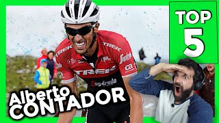 ALBERTO CONTADOR 🏆 Mejores ATAQUES  REACCIÓN 👉 ¿El MEJOR CICLISTA Español de la Historia [upl. by Adnahcal795]