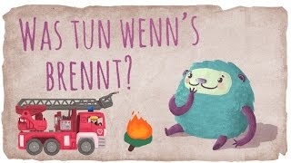 Der Feuerwehr Film mit Flunkeblunk für Kinder  Was zu tun ist wenn es brennt [upl. by Gunas]