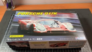 UNBOXING scale model  Porsche 917K 1970 LM Winner  FUJIMI 124 [upl. by Doria]