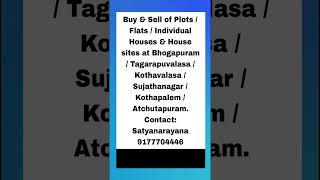 Buy amp Sell of Plots  Flats  Individual Houses amp House sites in amp Around Vizag [upl. by Driskill]