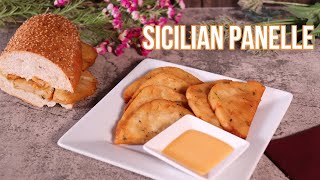 How To Make Sicilian Panelle  Easy Chickpea Fritters Recipe  Food Made Simple [upl. by Dream]