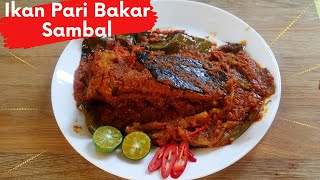 Grilled Stingray with Chili Paste  Ikan Pari Bakar Sambal Recipe [upl. by Danika25]