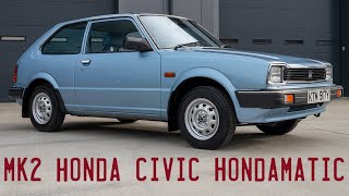 1982 Mk2 Honda Civic Hondamatic 13 Goes for a Drive [upl. by Lower]