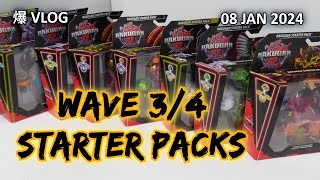 BAKUGAN G3 WAVE 34 STARTER PACKS 08 JAN 2024  BAKUGAN VLOG 230 [upl. by Mistrot]