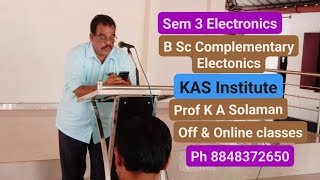 S3 E22 Colpitts oscillator Sem 3 Compl Electronics BSc Physics main kasolaman [upl. by Gill]