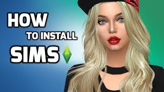 The Sims 4  Tutorial How to install sims with CC from TSR [upl. by Nalek]