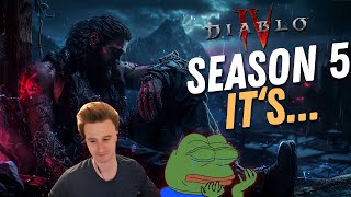 Played Diablo 4 Season 5 And Its [upl. by Zenobia]