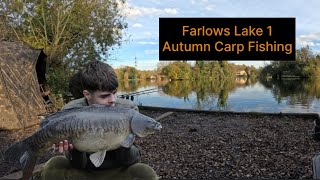 FARLOWS  LAKE 1  CARP FISHING  AUTUMN 2024 [upl. by Leviram]