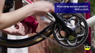 How To Lubricate A Bicycle Chain with WD40 Specialist® Bike Chain Lube [upl. by Emirak]