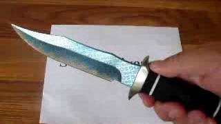 SOG Tech Bowie Monogram Knife S10G Demonstration [upl. by Farrish914]