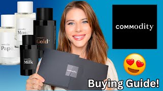 Commodity Fragrances Buying Guide Book Milk Gold amp MORE First Impressions  Sephora Clean Beauty [upl. by Loredana574]