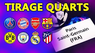 🔴 DUR POUR LE PSG TIRAGE AU SORT DES QUARTS DE FINALE DE LIGUE DES CHAMPIONS  LIVE [upl. by Aneehc395]