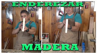 Ponemos a prueba la sugerencia de un suscriptor para enderezar madera [upl. by Weidar]