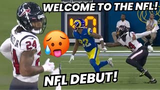 Derek Stingley Jr ‘FIRST NFL GAME’ Vs Rams 🔥 Texans vs Rams Preseason highlights [upl. by Charlot]