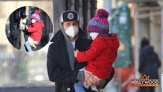 Bradley Cooper and daughter Lea De Seine Bundled Up in New York City [upl. by Demeyer]