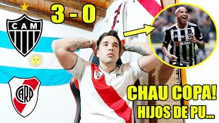 Atlético Mineiro 3 vs River 0 😡 Reacción de un Hincha de RIVER RE CALIENTE 😡 Copa Libertadores [upl. by Bouldon588]