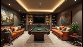 Transforming Your Space  Innovative Modern Basement Design Ideas [upl. by Weissberg]