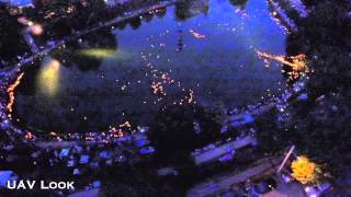 Newburyport Lantern Festival 2015  Drones Eye View [upl. by Ymor]