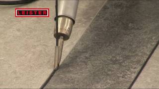 Manual floor welding with Leister TRIAC PID [upl. by Sochor]