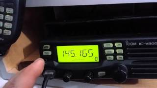 icom icv8000 radio amador RONALDO [upl. by Herman]