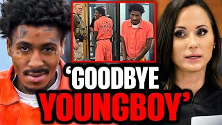 NBA YoungBoy CRIES Being Sentenced to Prison [upl. by Otrebogad]