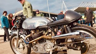 KEMPTON PARK Motorcycle Autojumble  Malle Mile SUZUKI Beach Racer YAMAHA RD60 HONDA S90 Sport Bikes [upl. by Akeber]