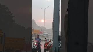 Heavy rain at Hosur Hosur Bengaluru NH Flyover  Hosur sipcot 1 [upl. by Lavro]