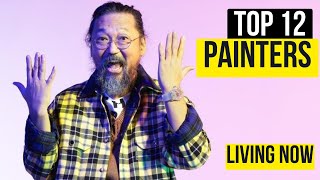 TOP 12 CONTEMPORARY PAINTERS LIVING TODAY [upl. by Ahtanamas879]