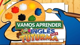 As cores em inglês  Aprenda inglês com a Tuturma [upl. by Mchenry]