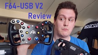 Ascher Racing F64 USB V2 Formula Wheel Review [upl. by Ruckman564]