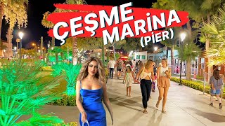 Izmir Cesme Marina  A Captivating 4K Walking Tour of a MustSee Destination çeşme [upl. by Narat]