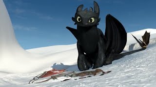 Gift Of The Night Fury  All Toothless Scenes [upl. by Alyled]