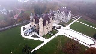 Zamek Moszna z drona  aerial video [upl. by Neile798]