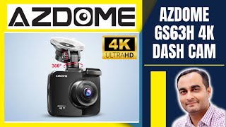 AZDOME GS63H Dash Cam 4K UHD  Unboxing  Setup  Review  TECHNICAL SAJID [upl. by Grissom194]